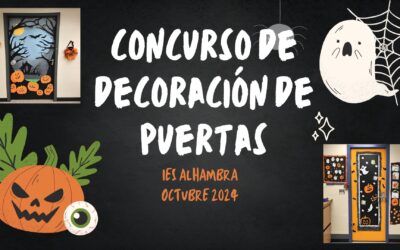 Concurso de decoración de puertas de aulas para Halloween